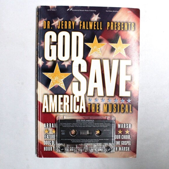 Dr. Jerry Falwell Presents God Save America The Musical Plus Cassette Tape - Picture 1 of 15